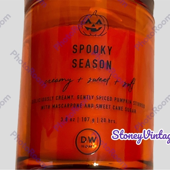 DW Candles Halloween Spooky Season 1 Wick Candle 3.8 oz Pumpkin Spice - Picture 6 of 6